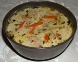 Tárkonyos pulykaraguleves zöldségekkel recept fázis 11 fotója