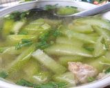 Hình bước làm 2 của món Canh bí xanh thịt xay