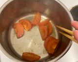 Hình bước làm 2 của món Canh trứng đậu hũ cà chua