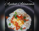 A picture of step 9 of Aisha's Special stir fry noodles with minced meat and sunny side up egg.