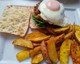 Foto del paso 9 de la receta: Hamburguesa de atún al curry con patatas gajo al horno