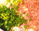 A picture of step 1 of One Bite Chinese samosy.