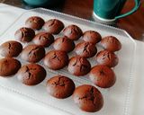 Une image de l'étape 6 de Financiers au chocolat.