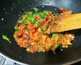 A picture of step 3 of Tamatar dhaniya wala masoor dal tarka.