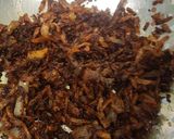 A picture of step 6 of Squid rings pillaw.