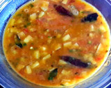 A picture of step 2 of Sambar dal for Rice.