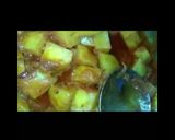 A picture of step 6 of Aloo palak.