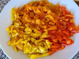 María's pollo Alambre