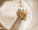 A picture of step 6 of Walnut caramel Payesh (kheer).