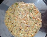 A picture of step 2 of Crispy cheese paneer pinwheel.