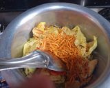 A picture of step 2 of Roasted gram chiwda namkeen.