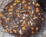 A picture of step 10 of Eggless Chocolate Cake Without Oven.