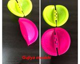 A picture of step 5 of Three coloured Gujiya.