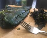 A picture of step 2 of Rajas con Crema y Elote.