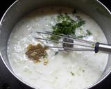 A picture of step 2 of Boondi raita.