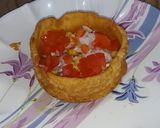 A picture of step 4 of Katori Chaat.