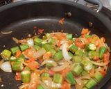 A picture of step 4 of Sinigang (sour soup).