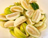 Hình bước làm 1 của món Dưa Mini Muối Xổi