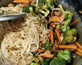 A picture of step 9 of Thai Linguine Stir Fry.