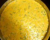 A picture of step 4 of Methi corn dhokla.