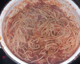 Foto del paso 8 de la receta: Espaguetis con salsa a la napolitana con panceta