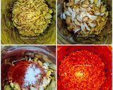 A picture of step 4 of Vada Pav Garlic Chutney.