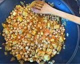 Vöröslencsés csicseriborsós curry recept fázis 4 fotója