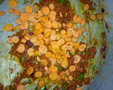 A picture of step 4 of Moringa jallof rice.