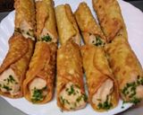 Foto del paso 2 de la receta: Rollitos crujientes con patata y lacón