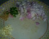A picture of step 1 of Palak saag.