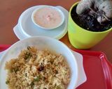 A picture of step 2 of Makhana Dum pulao.