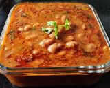 A picture of step 6 of Rajma Chawal.