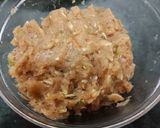 A picture of step 2 of Chicken Wonton.