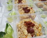 รูปขั้นตอนการทำที่ 7 ของ ข้าวผัด​กุนเชียง​🍱เมนู​ข้าวกล่อง