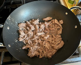 A picture of step 3 of Beef with Broccoli.