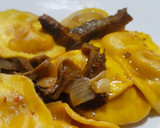 Foto del paso 11 de la receta: Raviolis de crema de calabaza con setas