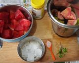 A picture of step 1 of Watermelon 🍉 gauva mix juice.