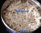 Roti Pasta रेसिपी चरण 2 फोटो
