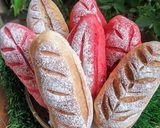 Foto langkah ke 8 dari resep Artisan Bread Merah Putih (Tanpa Ulen).