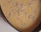 A picture of step 4 of Basbousa (semovita cake).