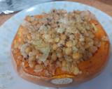 Foto del paso 8 de la receta: Calabaza al horno rellena quinoa y lentejas