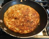 A picture of step 5 of Green nashta/pancakes-vegetable pancake.