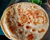 A picture of step 7 of Paneer Kathi Rolls.