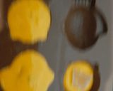 A picture of step 2 of Orange jujips Stuffed Chocolate.