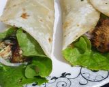 A picture of step 4 of Angara chicken wraps.