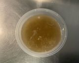 A picture of step 2 of Brown Rice with Vegetable Broth and Parsley.