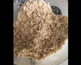 Une image de l'étape 1 de Crumble courgettes champignons oignons en croûte de parmesan aux amandes.