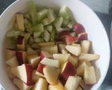 A picture of step 1 of Apple and cabbage salad.
