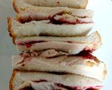 A picture of step 3 of My Leftover Turkey Sandwich with Cranberry Sauce 😋.