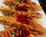 A picture of step 9 of Spicy sprouts masala sandwich.